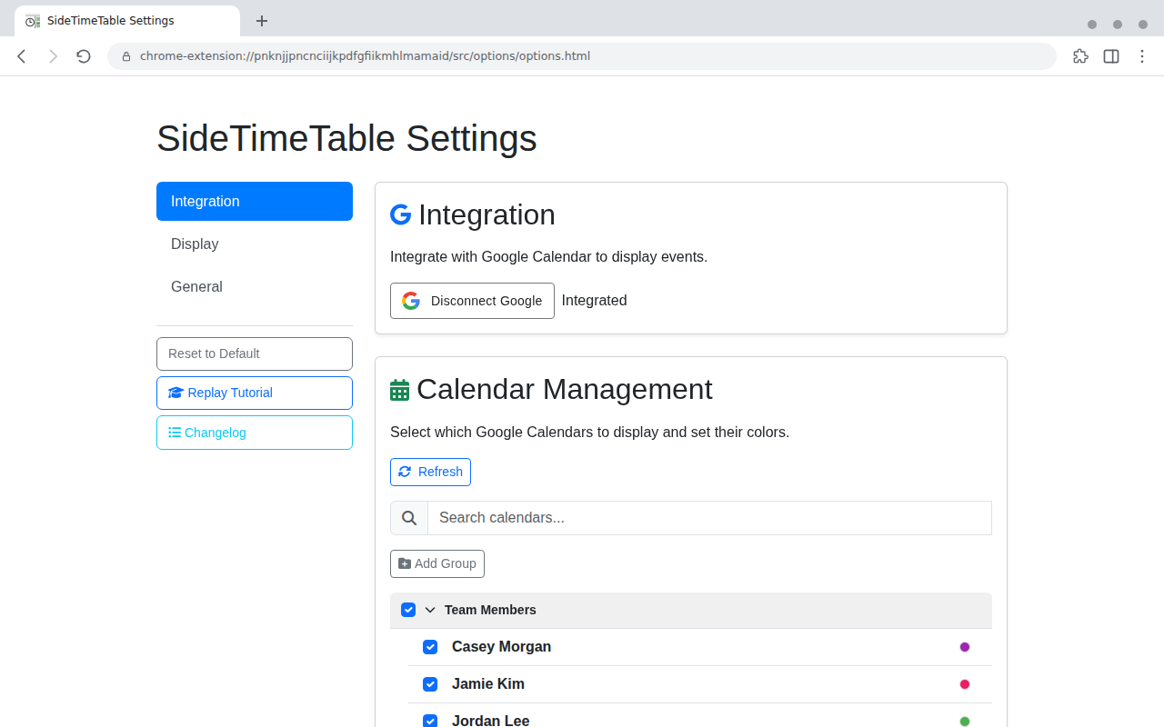 SideTimeTable screenshot 2